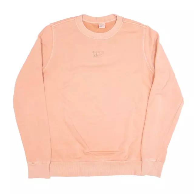 REEBOK Womens Faded Pink Sweatshirt XS