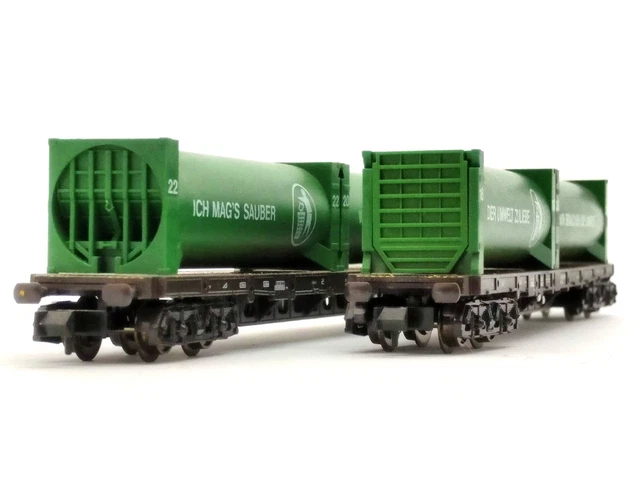 鉄道模型 Minitrix 13854 Container wagon-Set 鉄道模型 Minitrix 13854 Container wagon-Set Vintage Minitrix