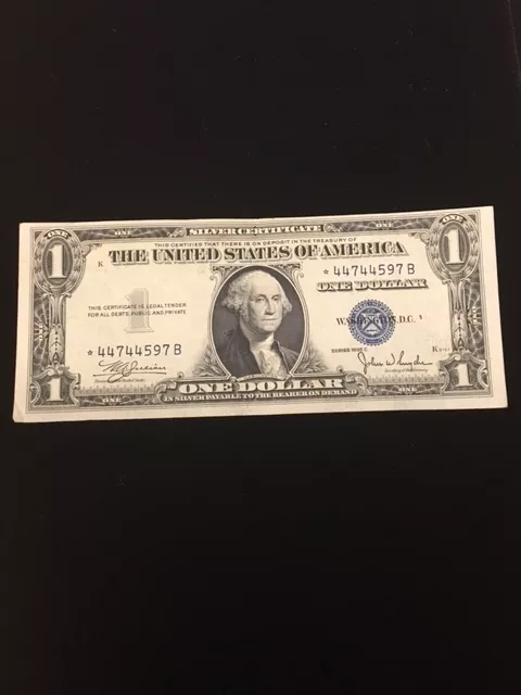 1935 C Uncirculated Star $1 Silver Certificate