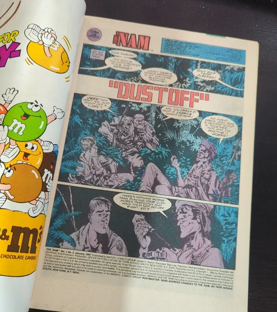 The 'NAM #1 + #2  1986 MARVEL COMICS MICHAEL GOLDEN 7