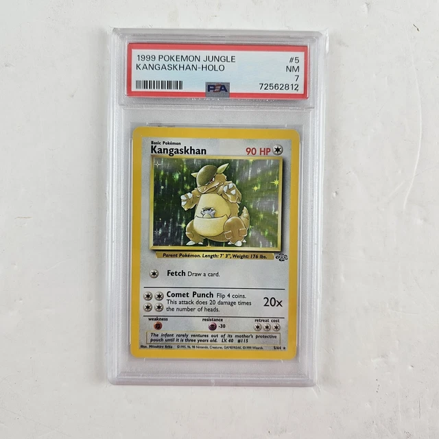 Kangaskhan 5/64 Jungle PSA 7 Pokémon Card Graded 1999 WOTC Wizards Of The Coast