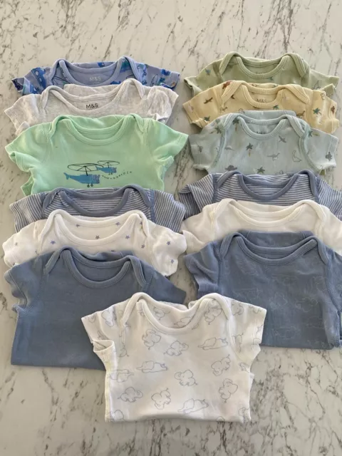 M&S Baby Boy 0-3 Month Bundle (13 Items) EUC