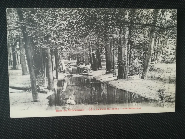 CPA 75 PARIS - Bois de Vincennes - Le Petit Ruisseau - Artistic View