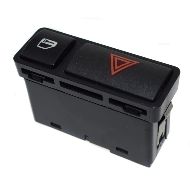 WARNING EMERGENCY HAZARD Light Door Central Lock Switch For BMW 325i