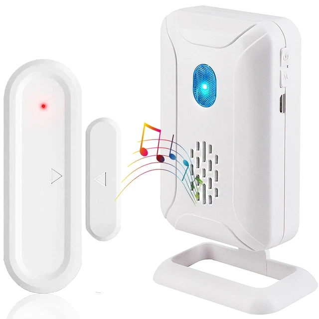WIRELESS DOOR OPEN Sensor Window Alarm 36 Chimes 4 Volume Levels with