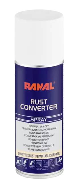 RANAL RUST CONVERTER 200ml spray aerosol Rust Stop Primer No Brunox