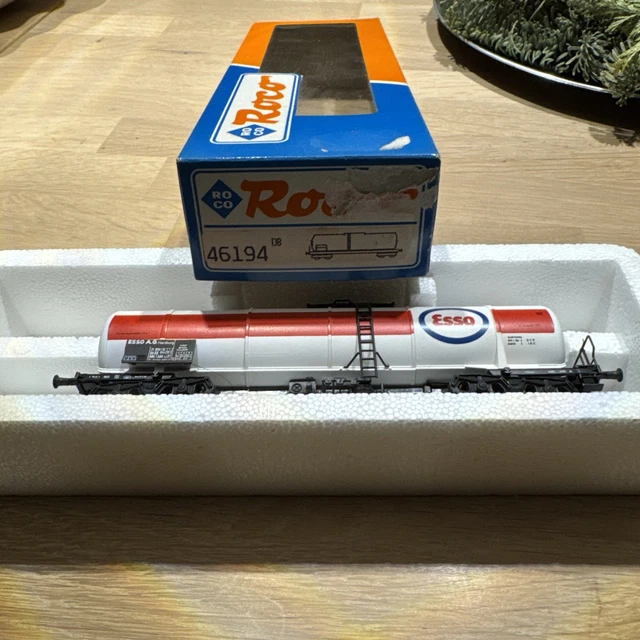 ROCO GÜTERWAGEN KESSELWAGEN Esso Roco 46194 OVP / H0 EUR 19,50 ...