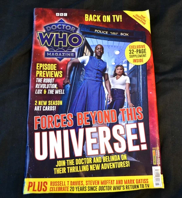 DOCTOR WHO MAGAZINE DWM Issue 615 April 2025 Series 2 Begins Robot ...