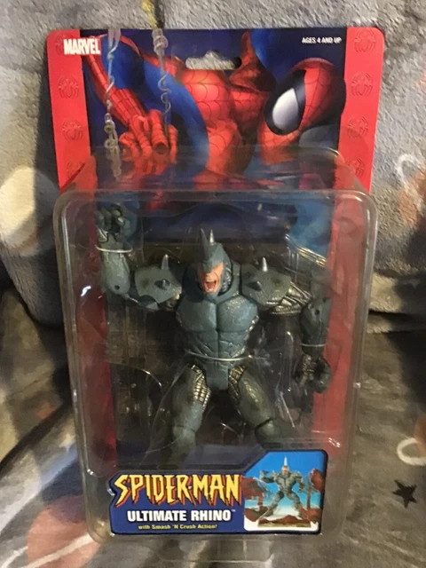 SPIDERMAN ULTIMATE RHINO Toy Biz Marvel Legends figure £50.00 - PicClick UK