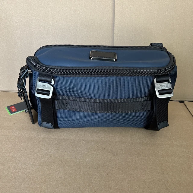 Tumi Alpha Bravo Platoon Sling Bag 232799 Navy Blue Nylon $325