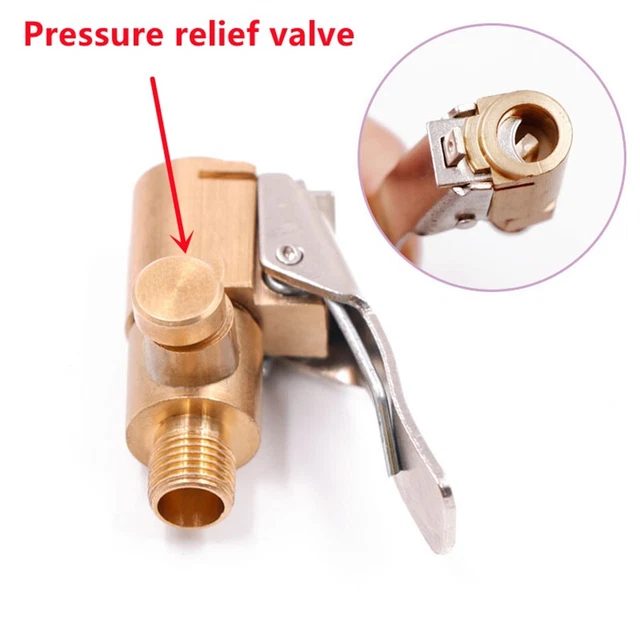 Tuyau Gaz QUARKZMAN Adaptateur De Gonflage De Pneu Avec Verrouillage De Tuyau D'Inflation Pour Voiture Adaptateur Pour Gonfleur De Pneu