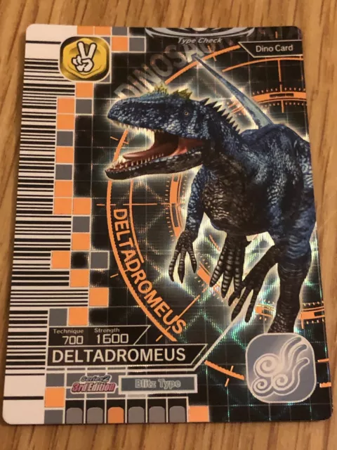 Dinosaur King Bronze Deltadromeus Series 2 3rd Edition Card