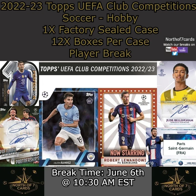 Randal Kolo Muani 2022-23 Topps UEFA Club Competitions 1 Case Player Break #19 Randal Kolo Muani 2022-23 Topps UEFA Club Competitions 1 Case Player Break #19