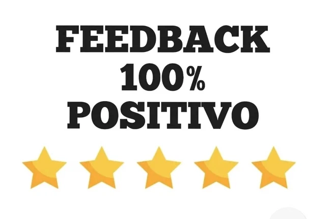 Feedback Positivo 5 Stelle⭐⭐⭐⭐⭐ 