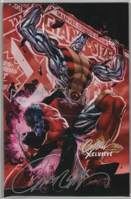 Uncanny X-Men 1 C Scott Colossus Campbell Signed Coa Item Exclusive 2018 9.6 9.8