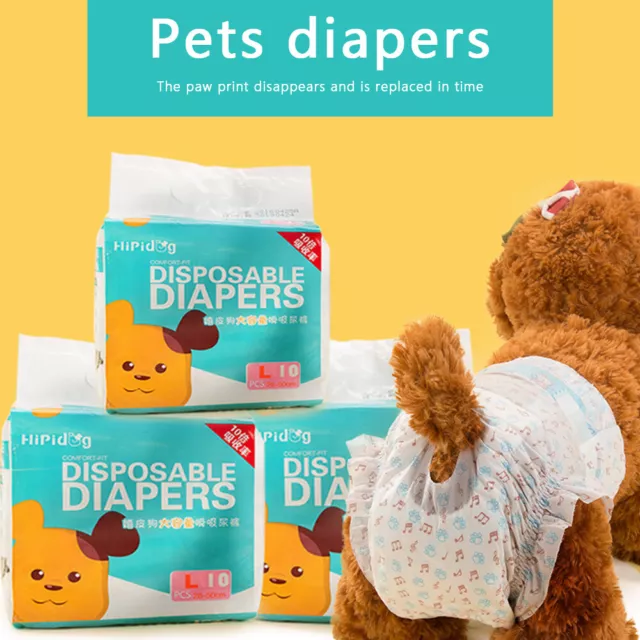 Pet Dog Puppy Nappy Diapers Male Dogs Disposable Sanitary Wraps Pants Underpants