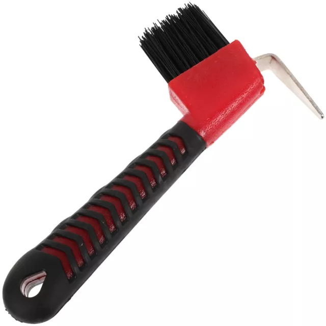 Professional Grade Horse Hoof Pick with Wooden Handle -
