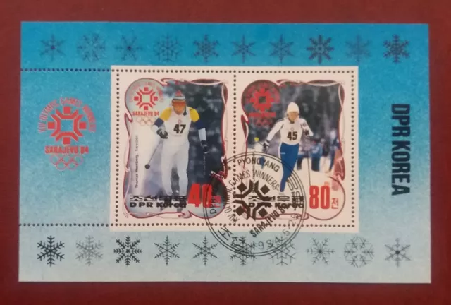 KOREA, THE OTHER 1984 Sarajevo Winter Olympics CTO Mi BL175A Sc 2370 1866