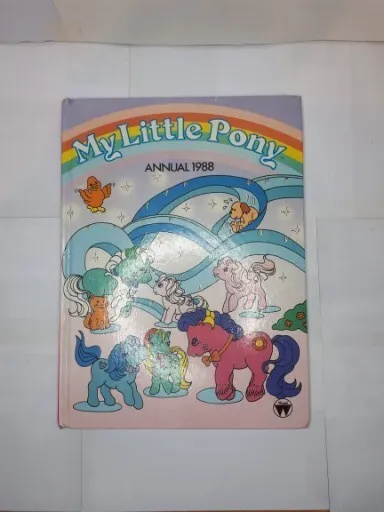 Vintage My Little Pony Annual 1988 by Pat Posner Hardcover Kids Story Book - VGC