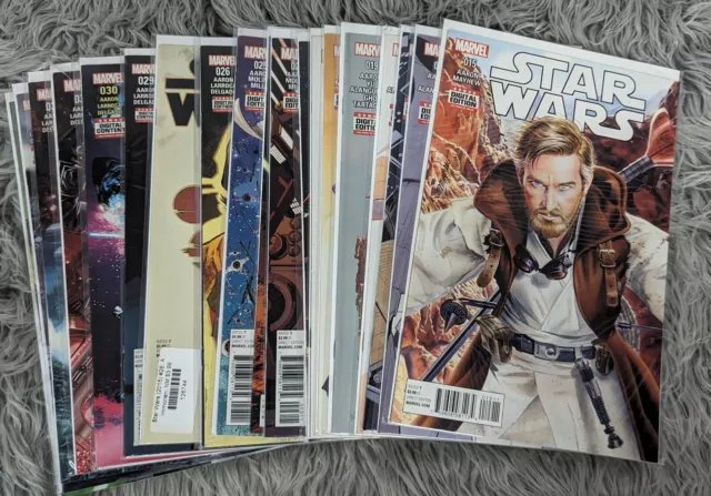 Comic Book lot Star Wars 2015 Marvel Aaron Mayhew Issues 15-34