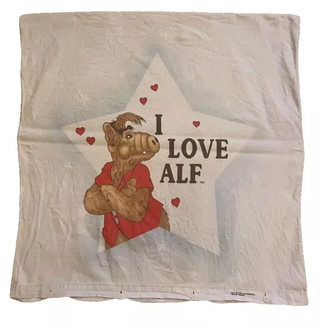 ALF BETTWÄSCHE BETTBEZUG Null Probleme i love Alf 80er 1987 135x200 Cm EUR 43,92