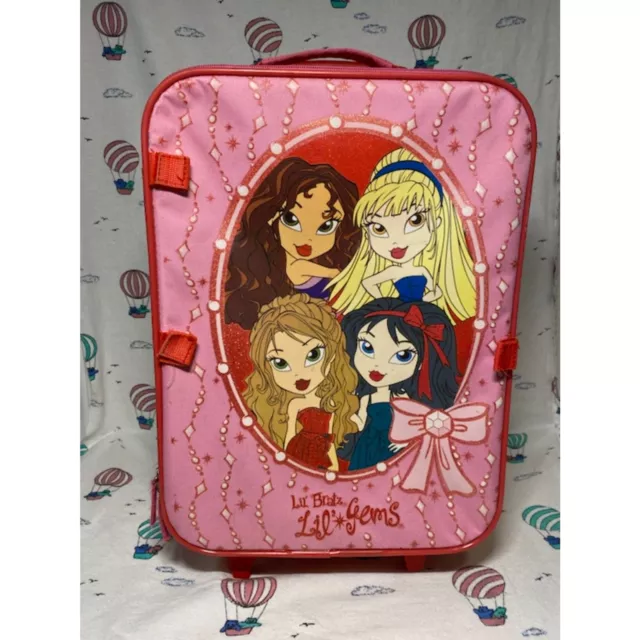 lil Bratz Dolls Lil Gems Rolling Luggage Suitcase