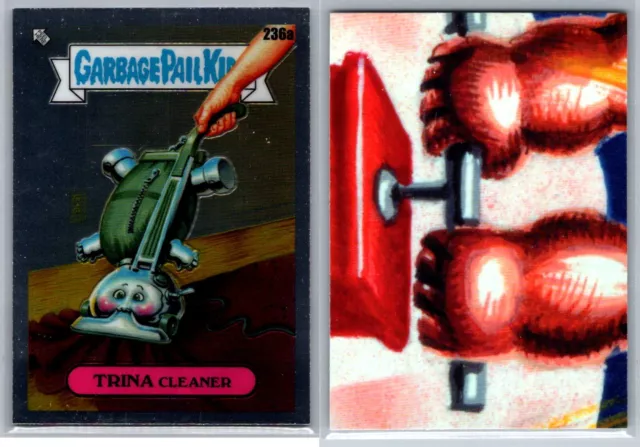 2023 Garbage Pail Kids Topps Chrome Series 6 GPK Card TRINA Cleaner 236a NM+