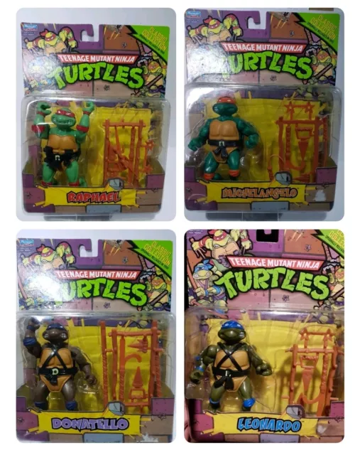 Playmate TMNT Classic Collection Action Figures 4 Teenage Mutant Ninja Turtles