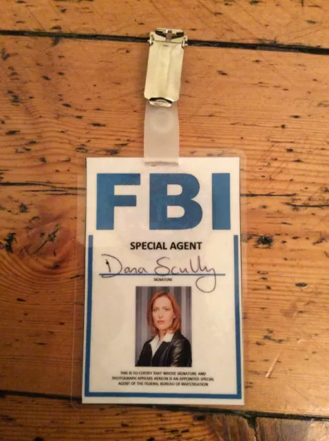 FBI - Fox Mulder - Novelty Cosplay ID Card Inspired By X-Files