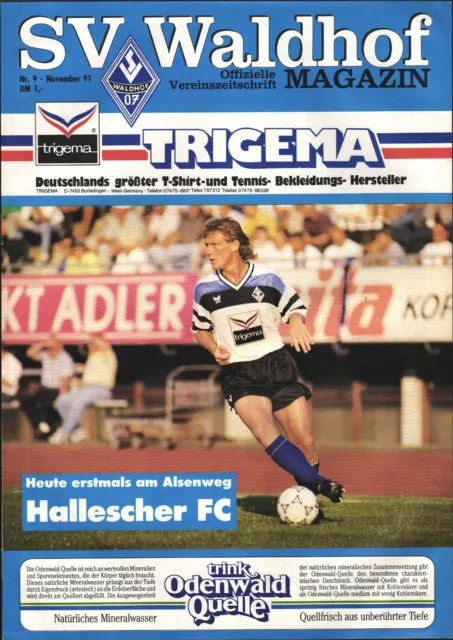 II Bl 91/92 Tsv 1860 Munich - Sv Waldhof Mannheim