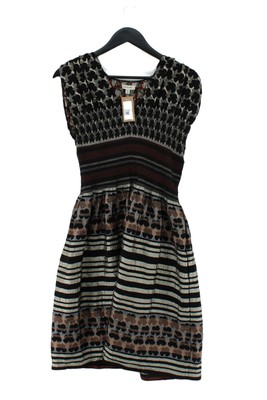 Max Studio Womens Midi Dress XL Brown Blend - Polyester