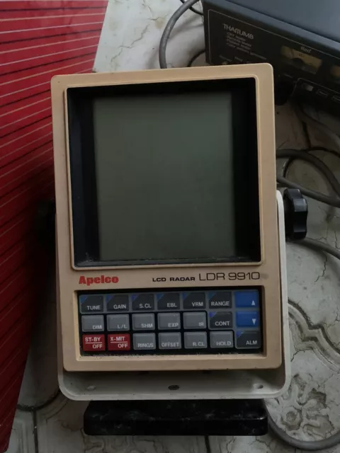 apelco LCD Radar LDR 9910 Fischfinder Kopfgerät nur Ersatzteile Reparaturen