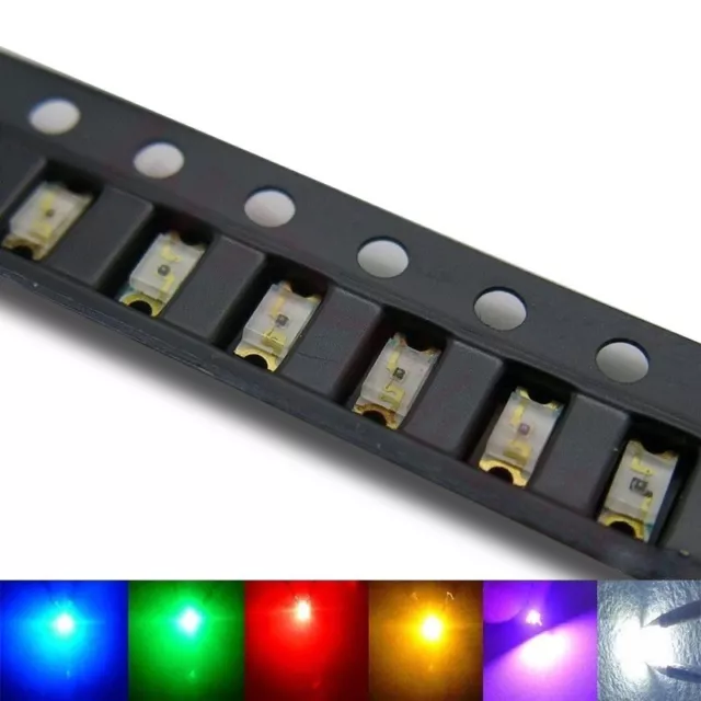 SMD LED 0402 0603 0805 1206 Superhelle LED verschiedene Farben Leuchtdioden SMT