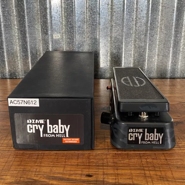 Dunlop DB01 Dimebag Cry Baby From Hell Wah Guitar Effect Pedal B Stock