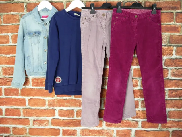 Girls Bundle Aged 8-9 Years M&S J Lewis Next Etc Jumper Jeans Denim Jacket 134Cm