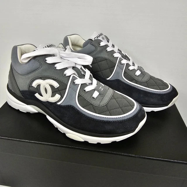 Chanel Low Top Trainer CC Grey