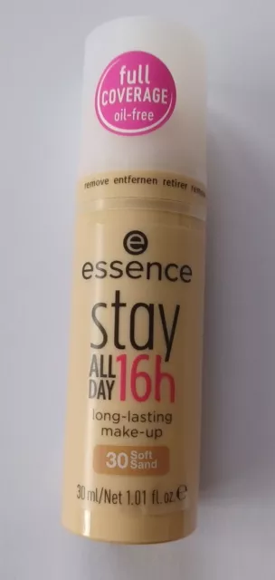 essence stay ALL DAY 16h long-lasting Make-up langanhaltend Ölfrei. 30 Soft Sand