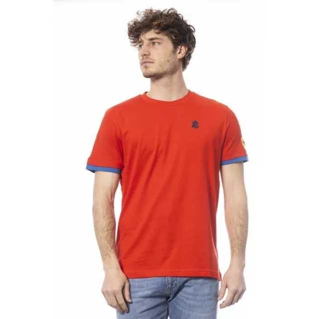 Invicta Élégant Crimson Ras Cou Logo Homme T-Shirt Authentique