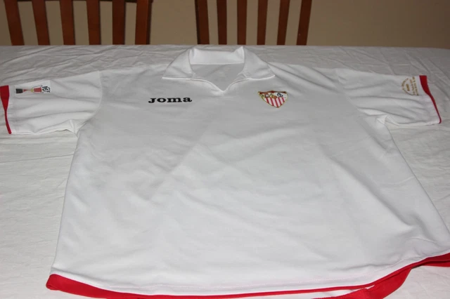 T-shirt Vintage Sevilla FC UEFA Cup – Joma – Taille XL – N°18 Marti – La Gitana