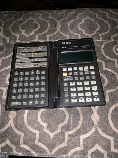 CALCULATRICE FINANCIÈRE HEWLETT Packard HP 19B Business Consultant 1986 vintage EUR 50,78 - FR