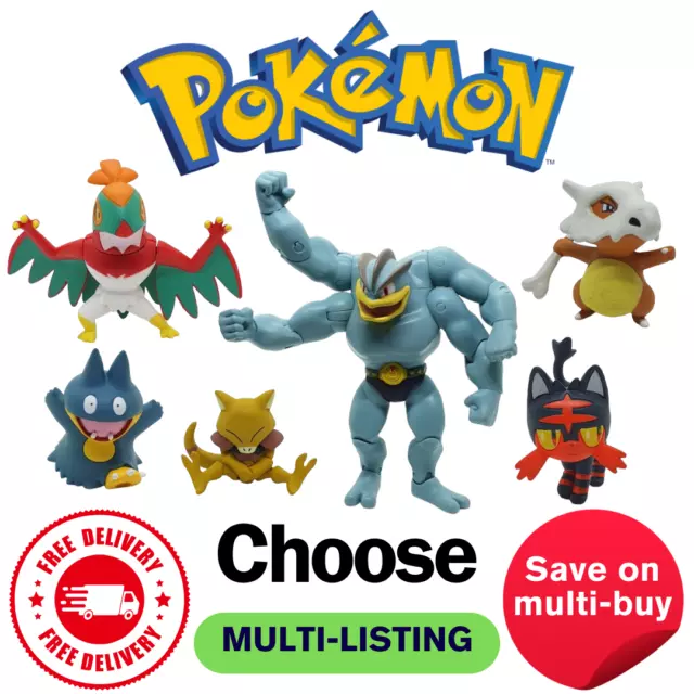 Pokemon Figures Various Characters Multi Listing Nintendo 3" Official Kids Toy