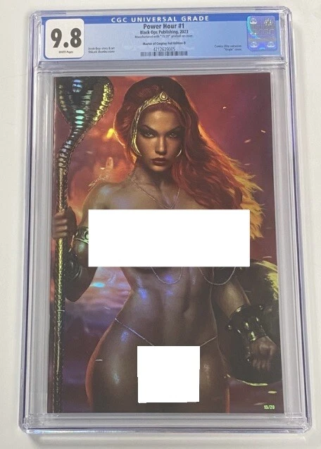Comics Elite | Power Hour #1 Shikarii Teela Virgin Foil Edition D Full | CGC 9.8