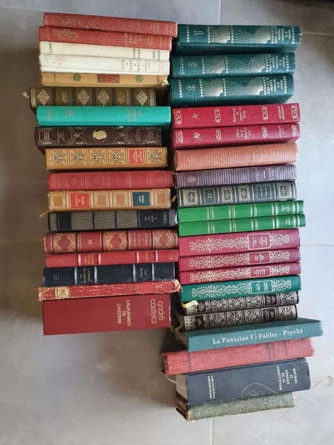 Lot 37 Anciens  Livres Bibliothéque 19 20 Eme Siècle