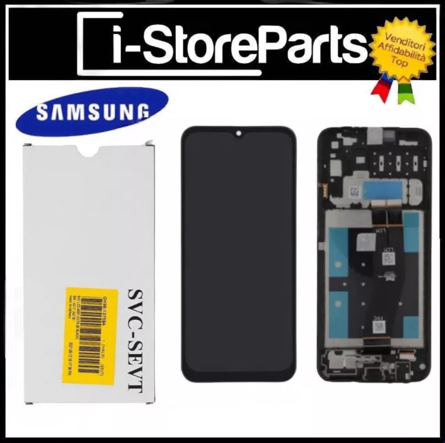 Display Lcd Originale Service Oem Samsung A14 4G Sm-A145F Schermo Touch Frame