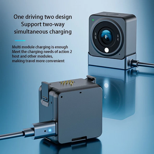 d'extension Câble de charge Base magnétique Pour DJI Action2 Caméra d'action