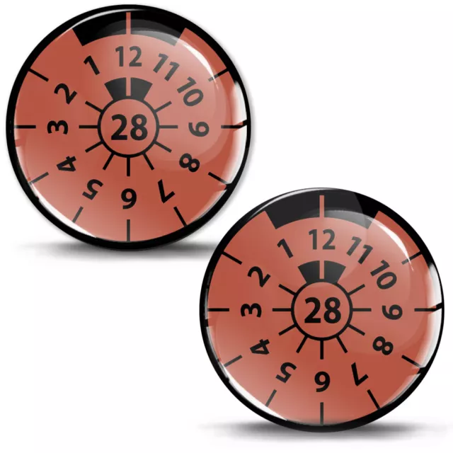3D GEL SILICONE Resin Domed Sticker Car Badge German Number Plate Plakette  Seals £8.39 - PicClick UK