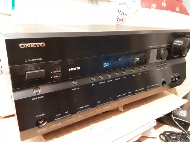 ONKYO TX-SR606 7.1 Channel 110 Watt Receiver-GOES TO STANDBY  AFTER A WHILE