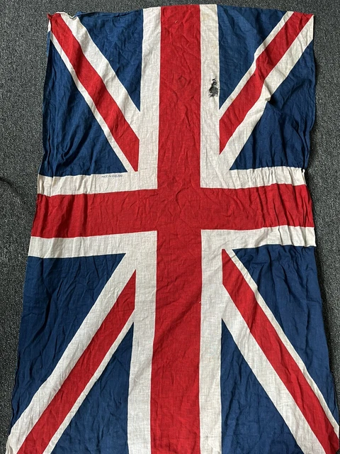 ANTIQUE VINTAGE LARGE British Union Jack Flag WW1 WW2 £45.00 - PicClick UK
