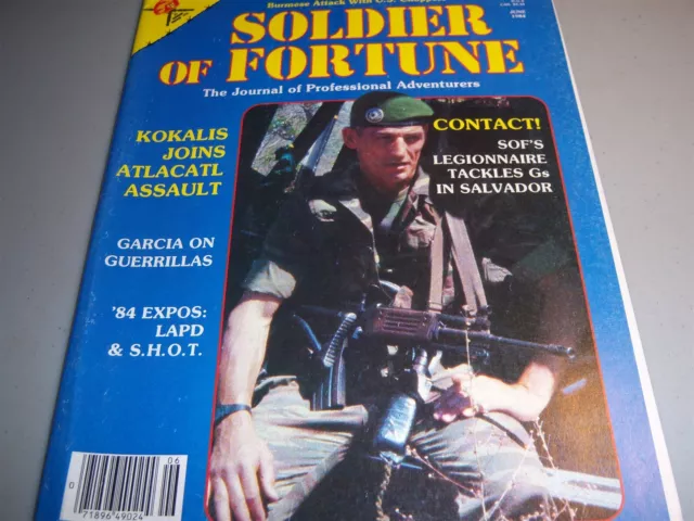 SOF Soldier of Fortune Magazine June 1984 Volume Number 6