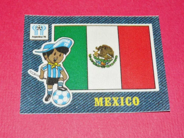 Panini Football 1978 Ecusson Jean Denim Mexico Argentina 78 Wc Wm Mundial